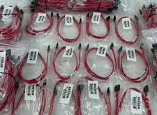 Lot of 500 Supermicro SATA3 57.5cm 2ft Cable CBL-0044L Flat Straight-Straight picture