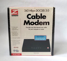 Zoom 343 Mbps DOCSIS 3.0 Cable Modem Model: 5341 NEW In Box Sealed picture