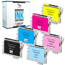 CMYi 6-PK Compatible T048 Ink Cartridges for Epson Stylus Photo R330M R500 RX500 picture