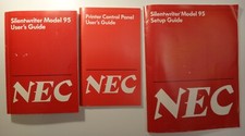 1991 NEC Silentwriter Model 95 User's Guide, Setup Guide and Control Panel Guide picture