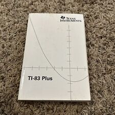 TI-83 Plus Edition Owner Manual User Guide Only ~ TEXAS INSTRMENTS picture