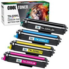 4 Pack TN229XL Toner HIgh Yield For Brother MFC-L3780cdw HL-L3280cdw L3220cdw picture