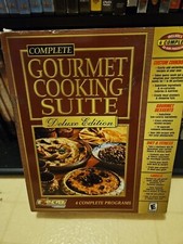 Rare Big Box PC Video Game Gourmet Cooking Suite Deluxe Edition - Complete picture