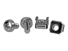 StarTechcom 50 Pkg M6 Mounting Screws and Cage Nuts 50 Pack (CABSCREWM6) picture