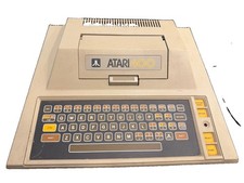 Vintage Atari 400 Computer Console and 410 Program Recorder parts Only + Games picture
