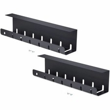 StarTech 2-Pack Under Desk Cable Management Tray, 42