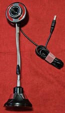 Vintage Lot of 2 USB 10X Optical Zoom PC Webcams Gooseneck Suction Cup Cameras picture