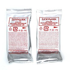 2pack Lexmark 29 Color Ink Cartridges Genuine for X2500 X2530 X2550 X5070  picture