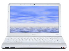 sony vaio EA series laptop 2010 bright white vintage mint condition VPCEA46FM picture