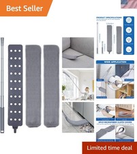 Eco-Friendly Microfiber Duster with Adjustable Handle - Perfect for Tight Spaces picture