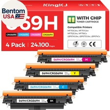 069 069H Toner Cartridge Set High Capacity 4-Pack Compatible Canon *Stock Photo* picture