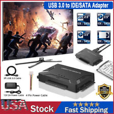 USB 3.0 to IDE/SATA Converter External Hard Drive Adapter Kit 2.5