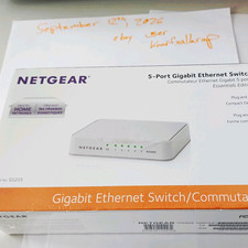NETGEAR GS205 Essentials 5-Port Gigabit Ethernet Unmanaged Switch RJ-45 picture