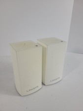 2 Linksys Model No. WHW01 Velop Mesh WiFi Dual Band Routers ONLY Ships Free  picture