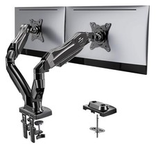 HUANUO Dual Monitor Stand - Full Adjustable Monitor Desk Mount Swivel Vesa Brack picture