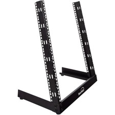 NavePoint 2-Post Open Frame Free Standing Desk Rack picture