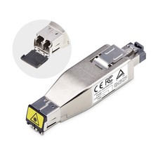 StarTech Gigabit Fiber to RJ45 Ethernet Media Converter PoE Powered picture
