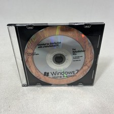 Microsoft Windows 7 Home w/SP1 32 Bit DVD 2011 Refurbished PC *NO KEY* picture