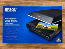 NEW IN BOX- Epson Perfection V600 Photo Flatbed Scanner 6400x9600 DPI USB CCD picture