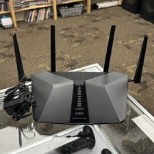 NETGEAR Nighthawk AX6 6-Stream AX4300 Wi-Fi Router RAX45 W/ Power Cable picture