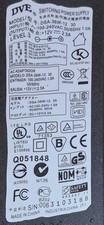 Genuine DVE DSA-36W-12 30 12V 2.5A Switching Power Supply AC Cord picture