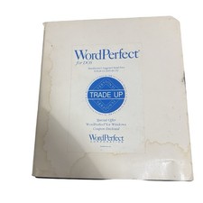 Complete In Box WordPerfect 5.1 For DOS Word Processor 3.5