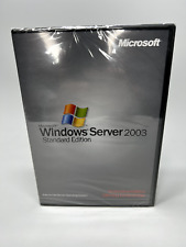 NEW Windows Server 2003 Microsoft Software IT History Sealed CD Standard Editon picture