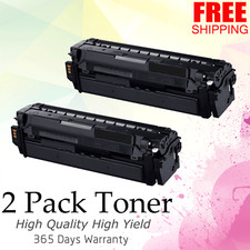 2 PK CLT-K503L Black Toner Cartridge For Samsung SL C3010ND SL C3060F CLT-503L picture