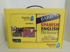 Rosetta Stone Español Spanish Level 1-5 Boxed Set Barron's Dictionary Read Info picture