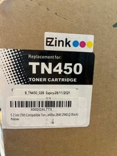 EZ-INK Replacement TN450 Toner Cartridge 2-Pack Compatible For Brother Printer picture