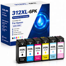 312XL T312XL Ink Cartridges 6-Pack Full Color Combo for Epson XP-8500 Printer picture