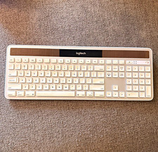 Logitech K750 Wireless Solar Powered Keyboard Silver/White QWERTY English picture