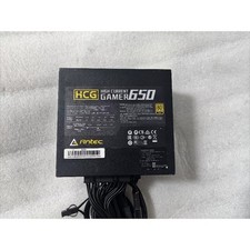 Antec HCG GAMER 650 650W 80 Plus Gold Fully Modular Power Supply Tested Working picture