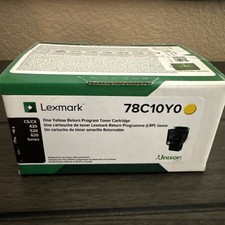 LEXMARK 78C10Y0 YELLOW TONER CARTRIDGE- Unison Toner Original New Unopened picture