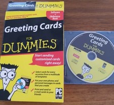 Greeting Cards for Dummies PC CD-ROM CD Only Original Box Atari 2004 Crafts   picture