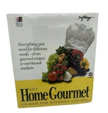 KEY Home Gourmet Cd-rom Nutritional Analysis Heathy Recipe Fitness Gourmet Rare picture