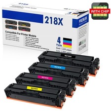 W2180X Toner For HP 218X LaserJet Pro MFP 3301cdw 3301fdw 3201dw LOT [WITH CHIP] picture