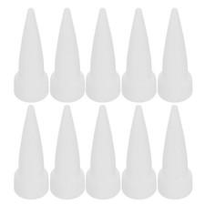 10Pcs Plastic Caulk Tube Nozzle Tips Wide Viscosity Adaptation Precision Use picture