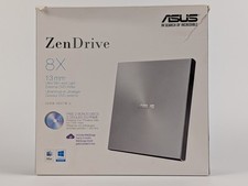 ASUS ZenDrive SDRW-08U7M-U External USB DVD Drive – Tested Working Original Box picture