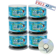 300 Pack Ridata DVD+RW 4x 4.7GB Silver Logo Rewritable DVD Plus RW Blank Disc picture