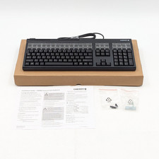 Cherry LPOS G86-71410EUADAA Programmable Wired Full Size Keyboard | Black picture
