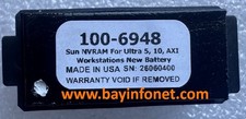 100-6948 Sun NVRAM For Ultra 5, 10, AXI Workstations New Battery  picture