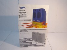 Brand NEW in The Box Hot Wheels Amplified Multimedia A/V Speakers picture