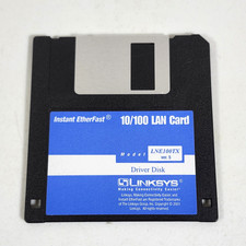 Linksys Instant EtherFast 10/100 LAN LNE100TX Driver Disk 1.44MB Floppy picture