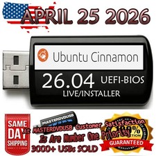 Ubuntu Cinnamon 26.04 LTS USB Live/Installer (Released April 25th, 2026) USA picture