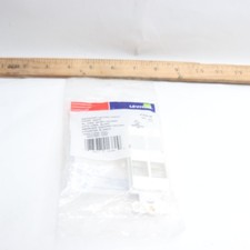 Leviton 1-Gang Decora QuickPort 4-Port Insert , White 41644-W picture