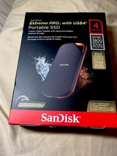 SanDisk E82 3800 Mb/s Extreme Pro Portable SSD USB4 4TB USB 3.2 Type-C SDSSDE82 picture