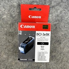 Canon BCI-3eBK Black Ink Tank Genuine OEM Cartridge S400 S500 BJC-3000 6000 NEW picture