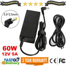 LCD AC Power Supply Adapter DC 12 Volt 5 Amp (12V 5A) with round tip 5.5*2.5mm F picture