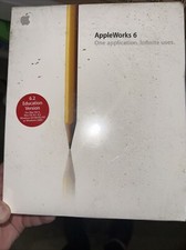 *NEW* Apple AppleWorks 6 Education Version 6.2.9 - M9053LL/A (2003) picture